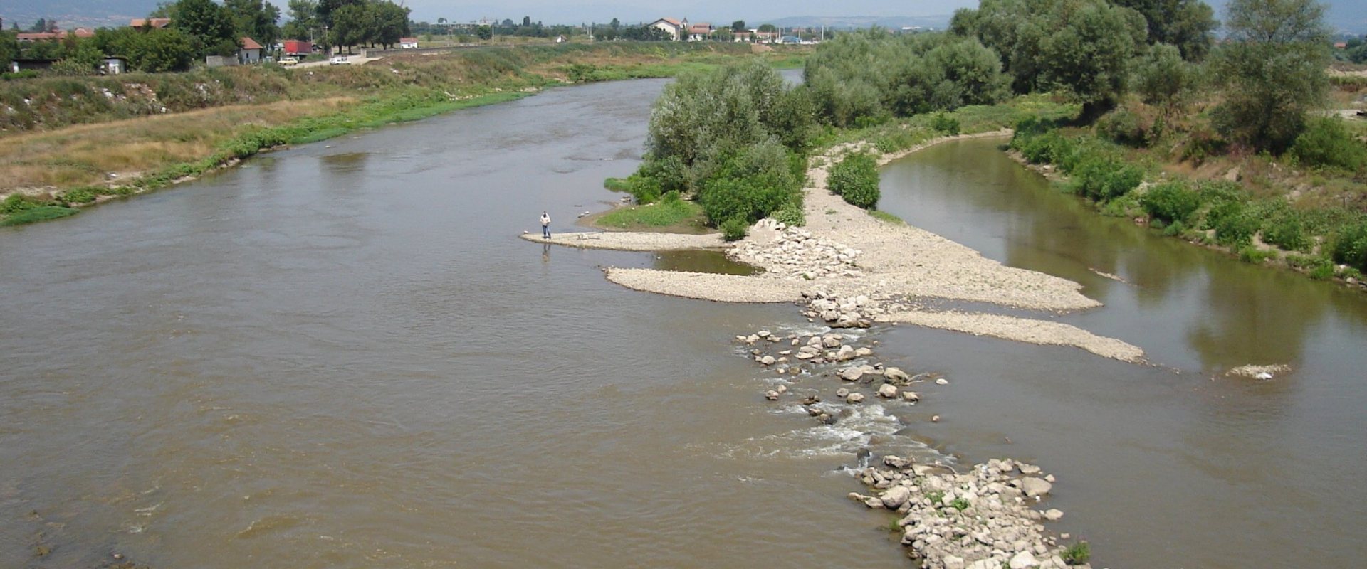 Morava river in Serbia