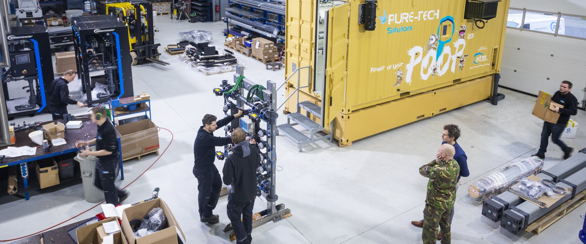 Stand-alone containerized water treatment installation at Jotem Water Treatment