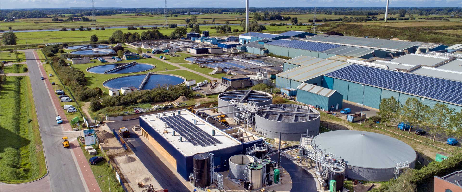 Waste water treatment plant Zuthpen, the Netherlands