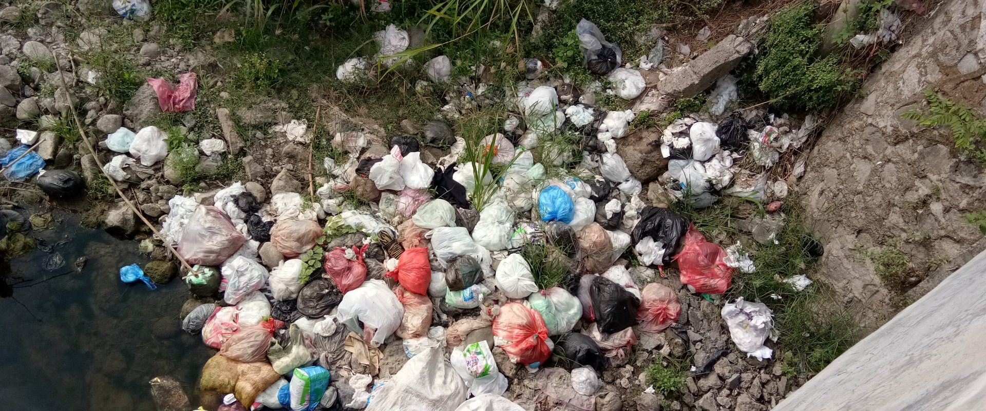 Pollution of Brantas river in Indonesia