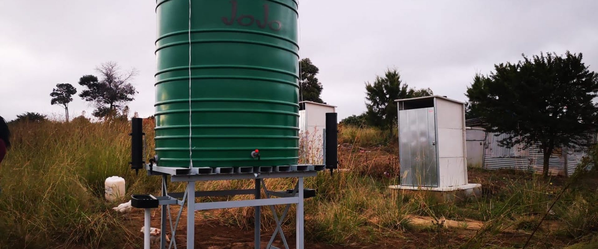 Water tank to serve as handwashing facility