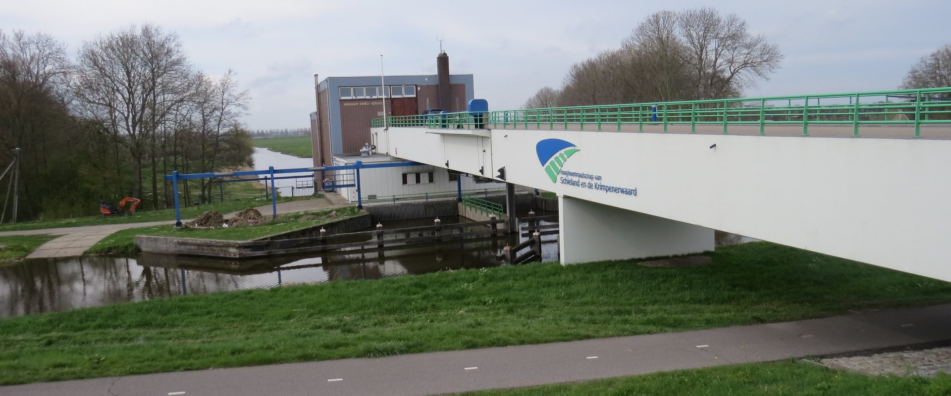 Drainage pump station Abraham Kroes near Rotterdam, the Netherlands