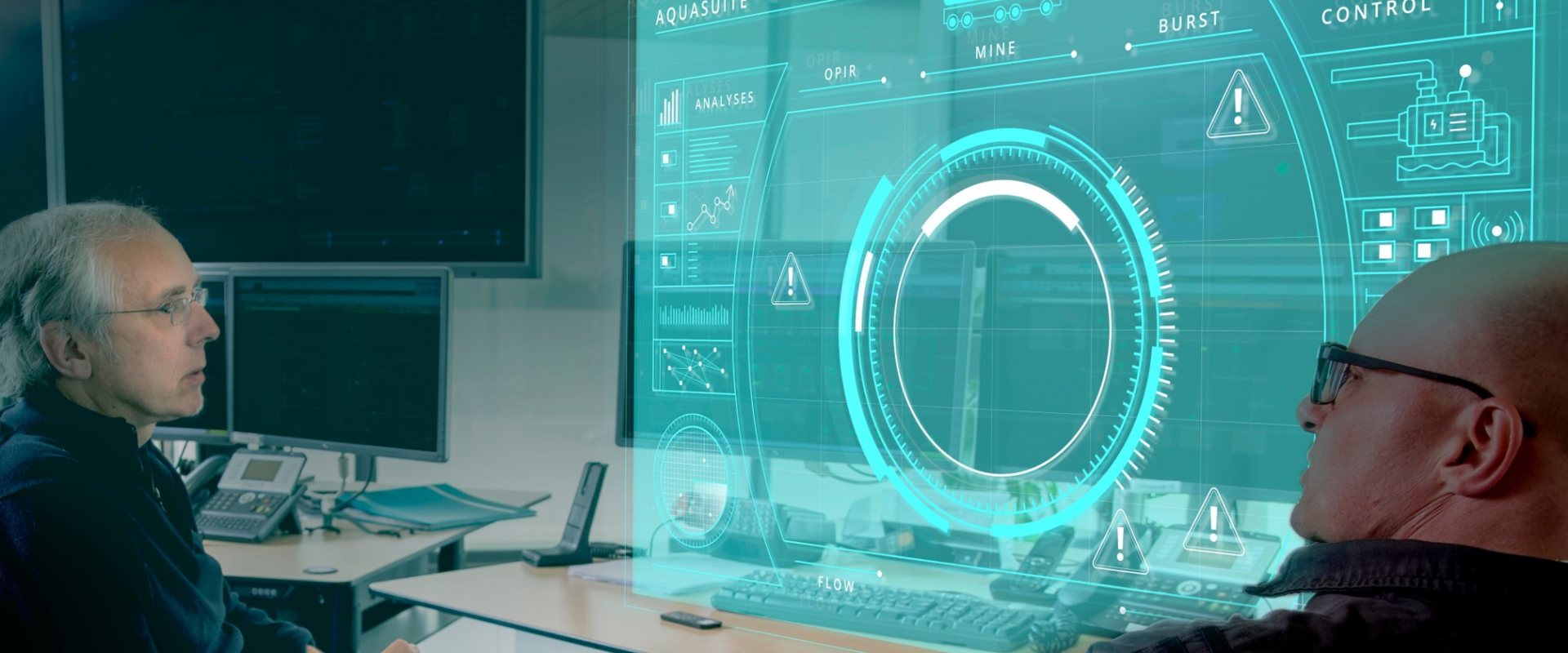 Software programme Aquasuite by Royal HaskoningDHV to design and operate water treatment plants