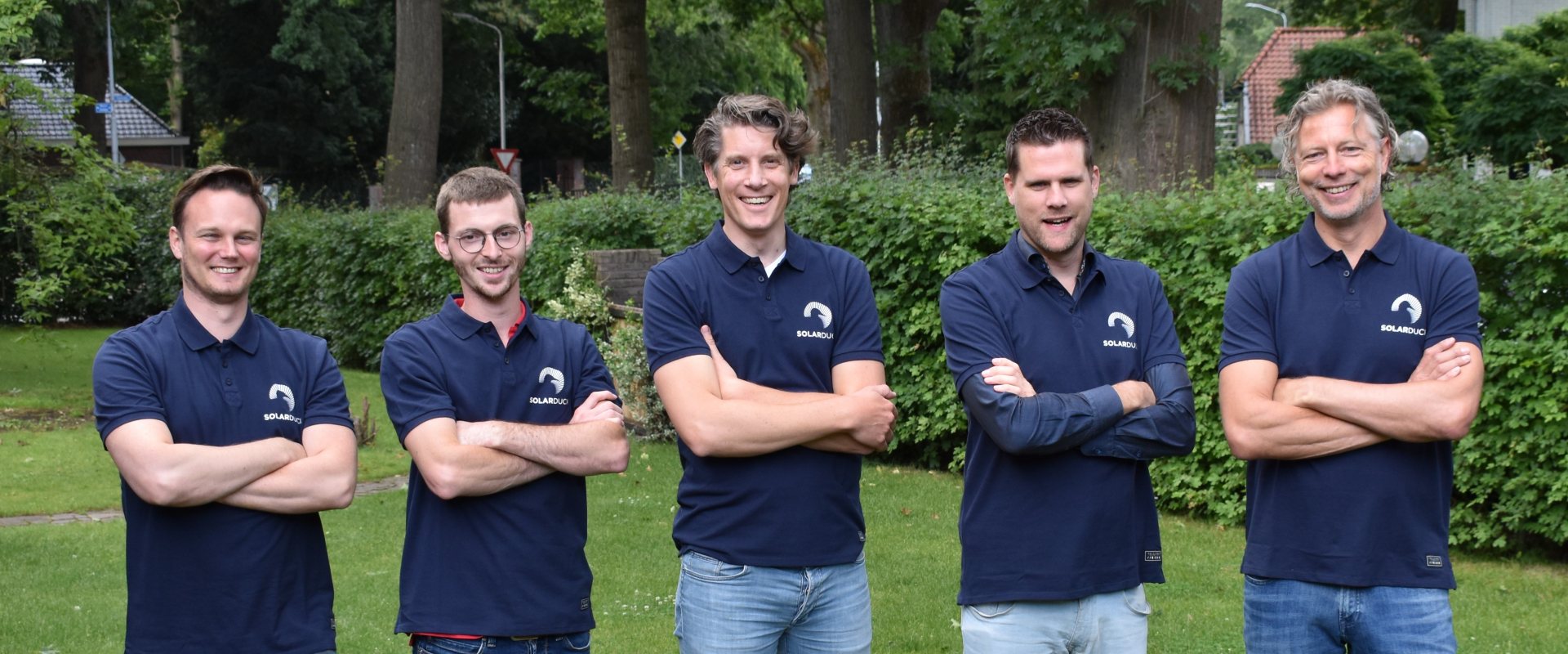 Inventors of the SolarDuck, a offshore floating solar energy unit