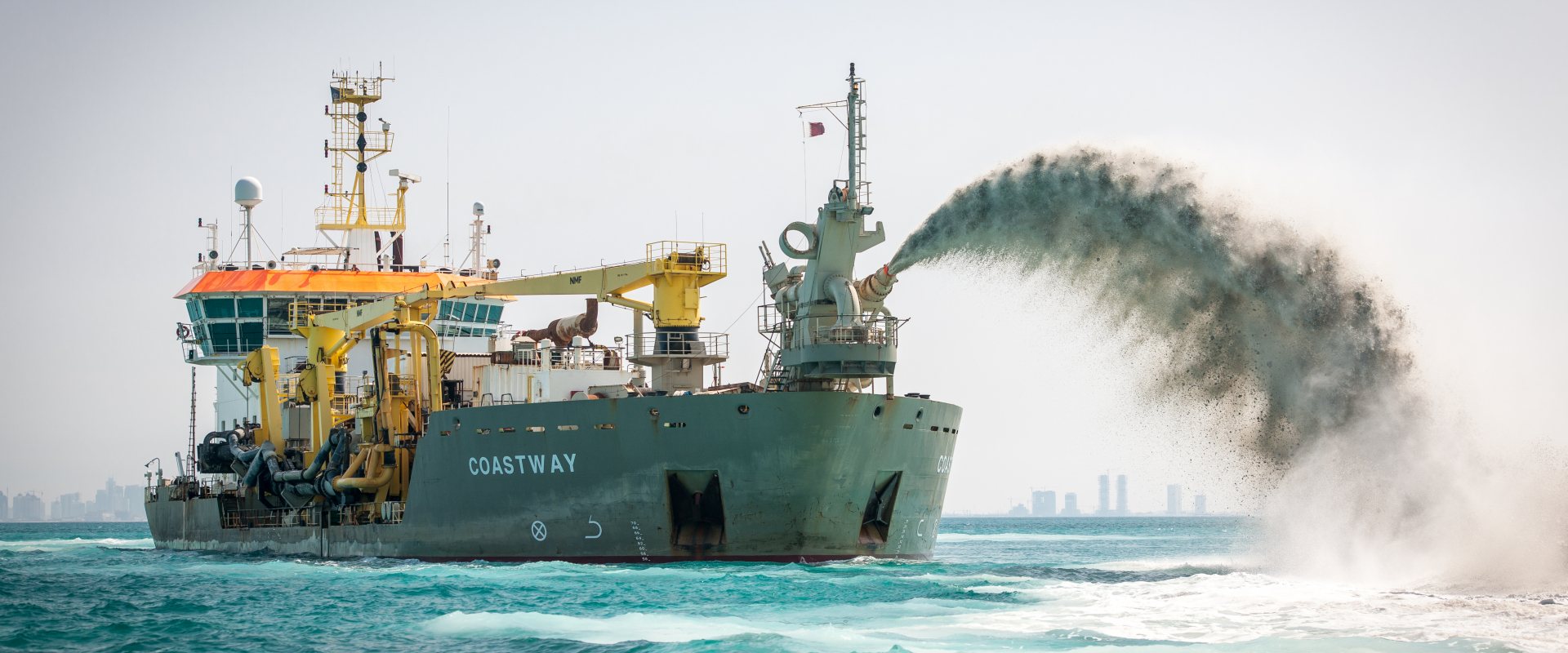 Trailing suction hopper dredger Coastway of Royal Boskalis Westminister