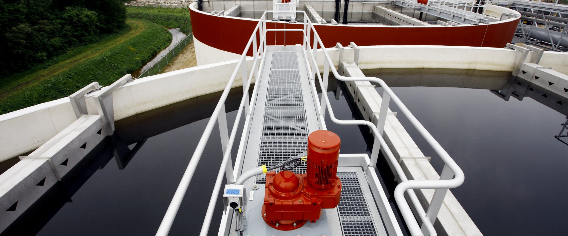 Nereda plant at municipal waste water treatment plant Epe, the Netherlands