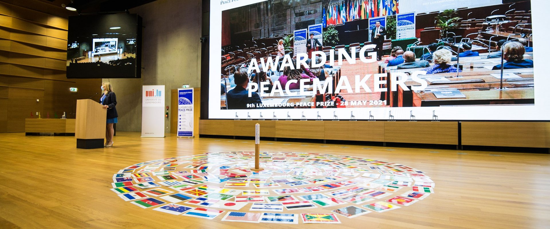 Cermony Luxembourg Peace Prize 2021