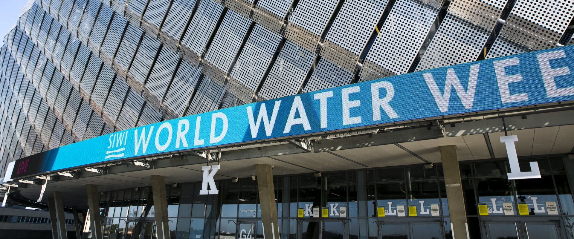 |The Arena in Stockholm where the 2019-edition took place of the Stockholm world water week