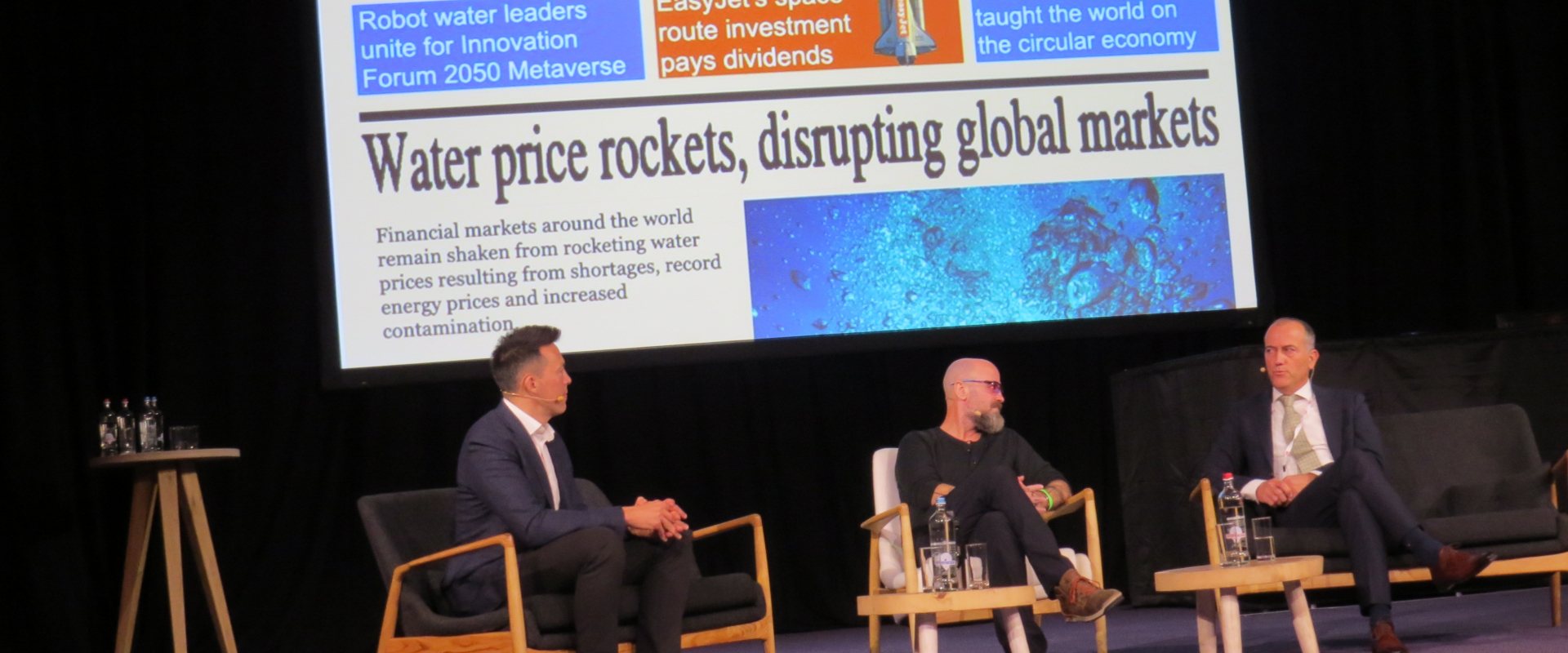 Expert panel at Aquatech Innovation Platform in Amsterdam on 1 November 