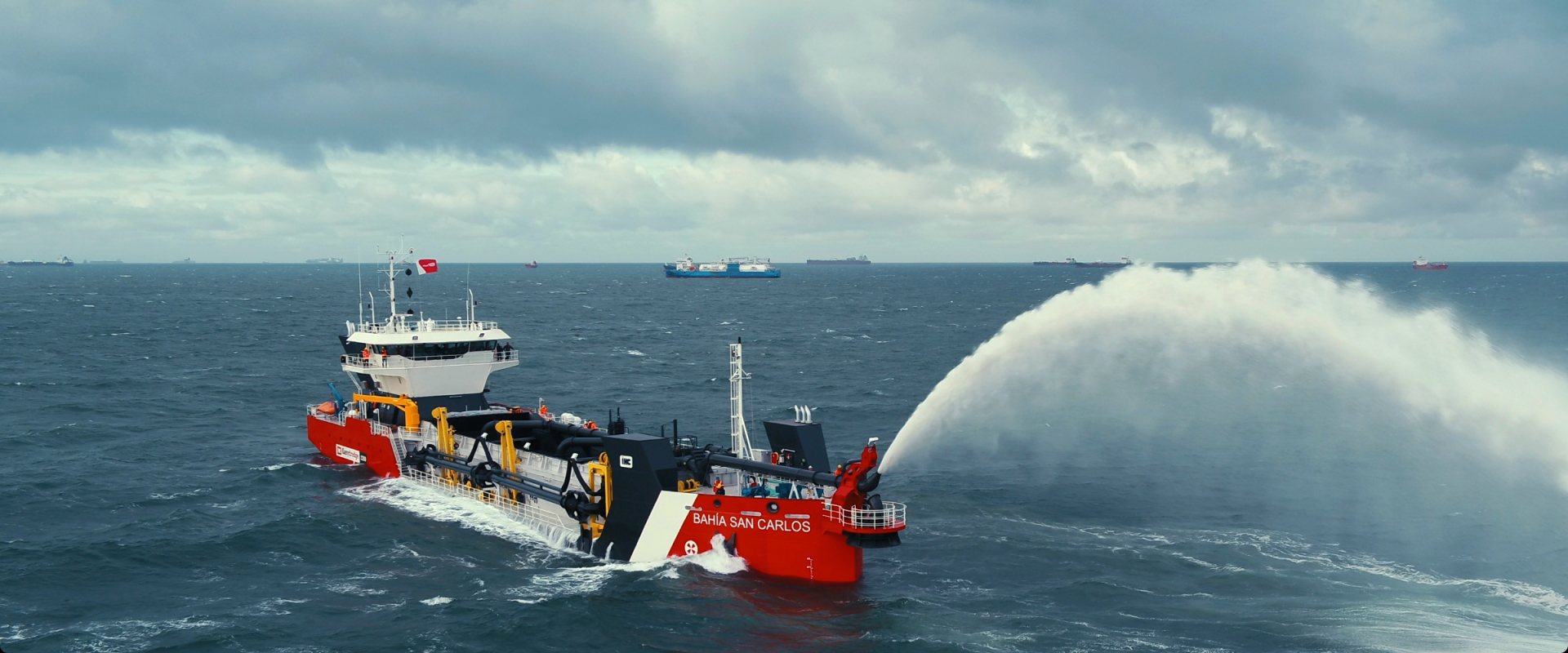 Bahia San Carlos dredger delivered by Royal IHC.