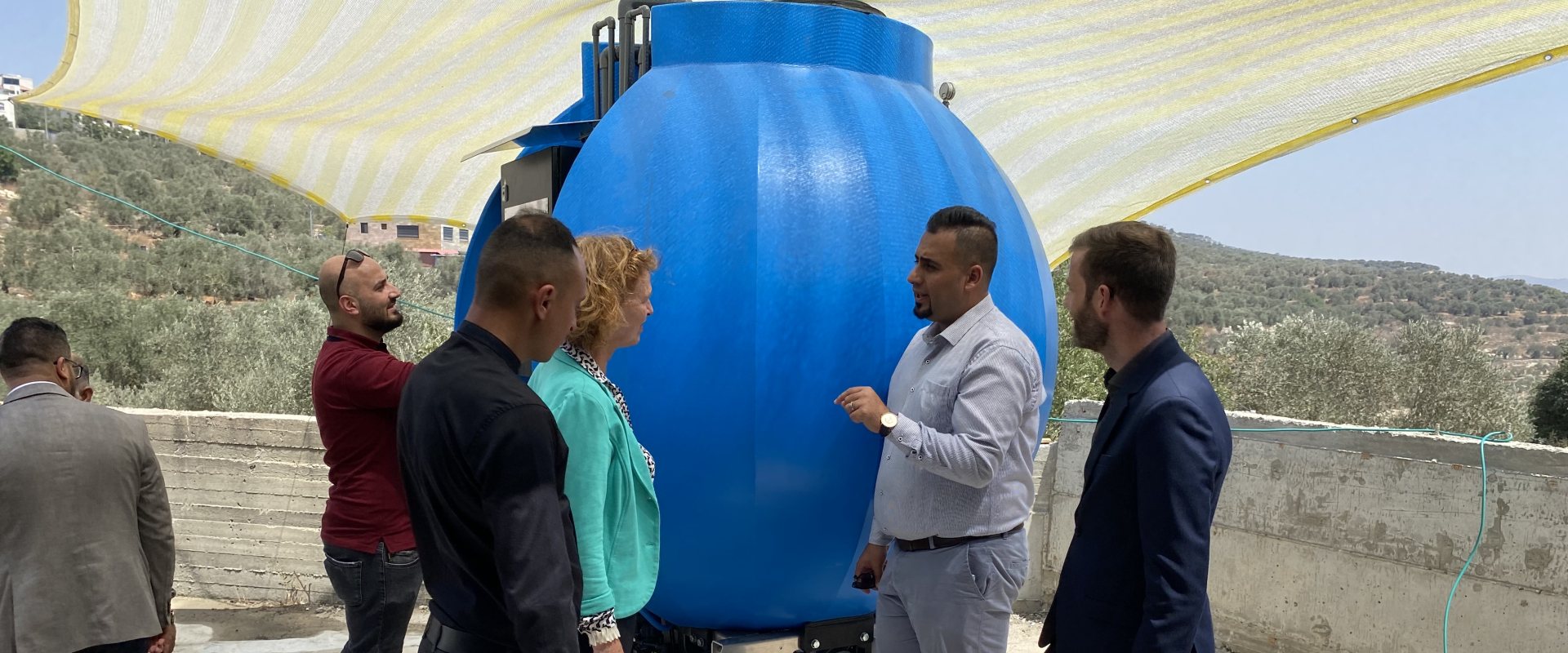BluElephant waste-water recycling unit in Halhul.