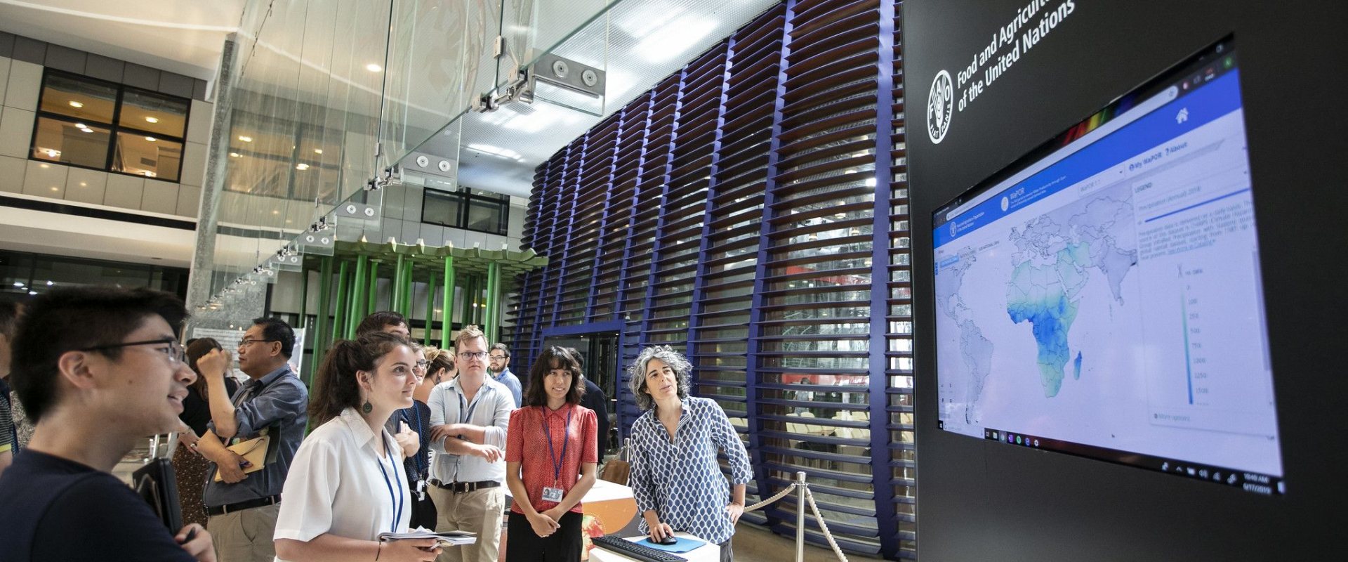 Showcasing WaPOR water data portal