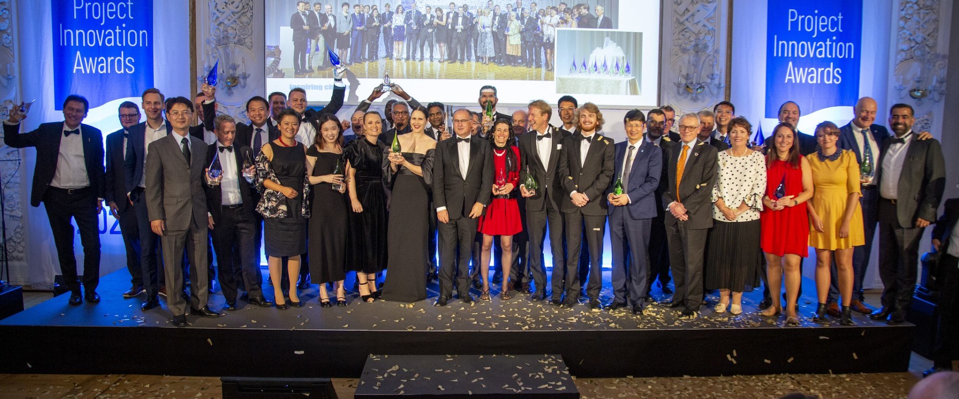 Group photo of the IWA Project Innovation Award winners 2022