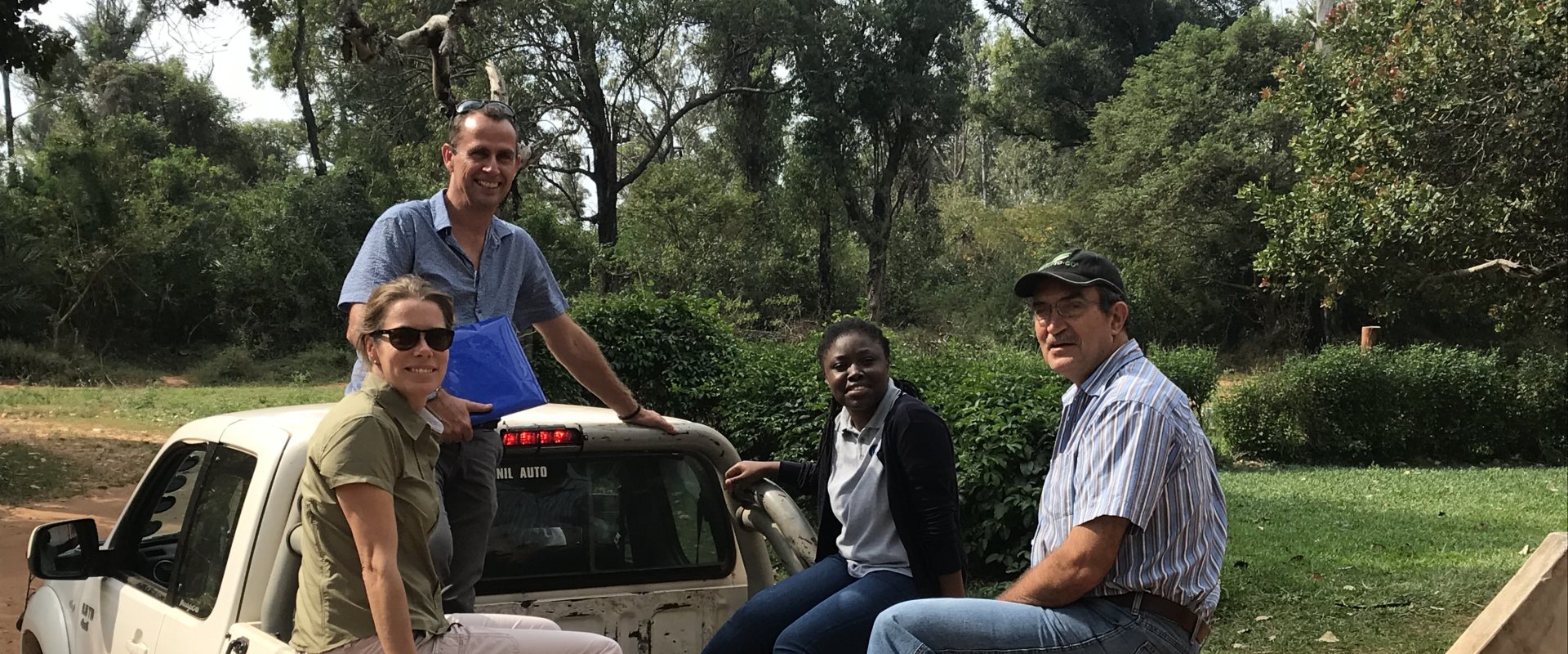 Team in Mozambique working on sustainable use of groundwater.