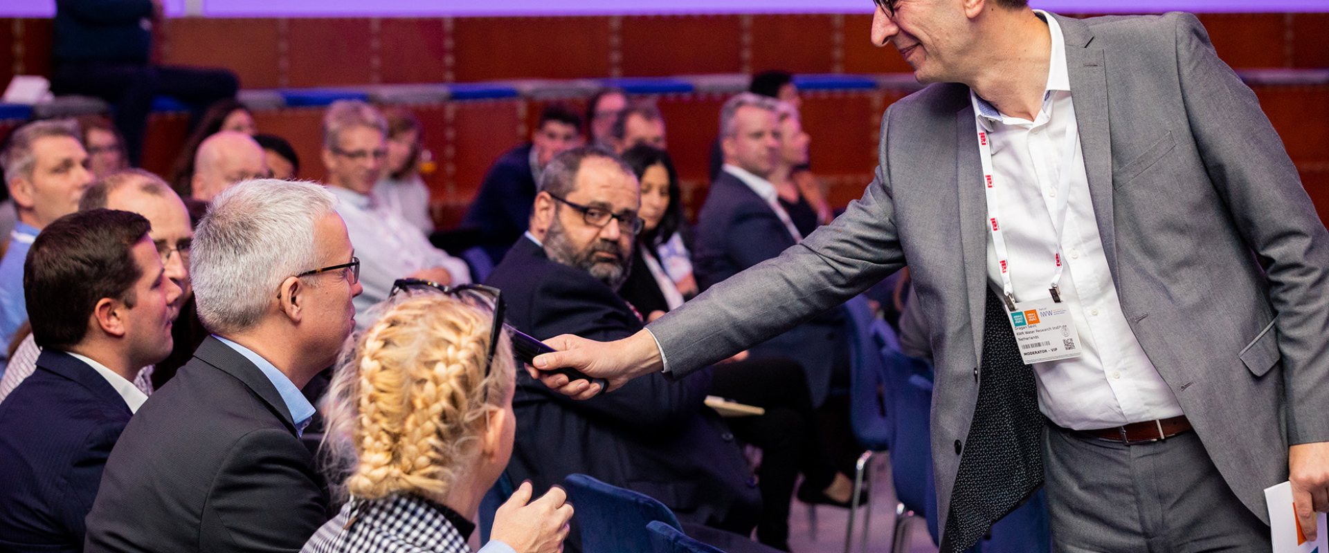 Image of audience at Aquatech Innovation Forum 2019