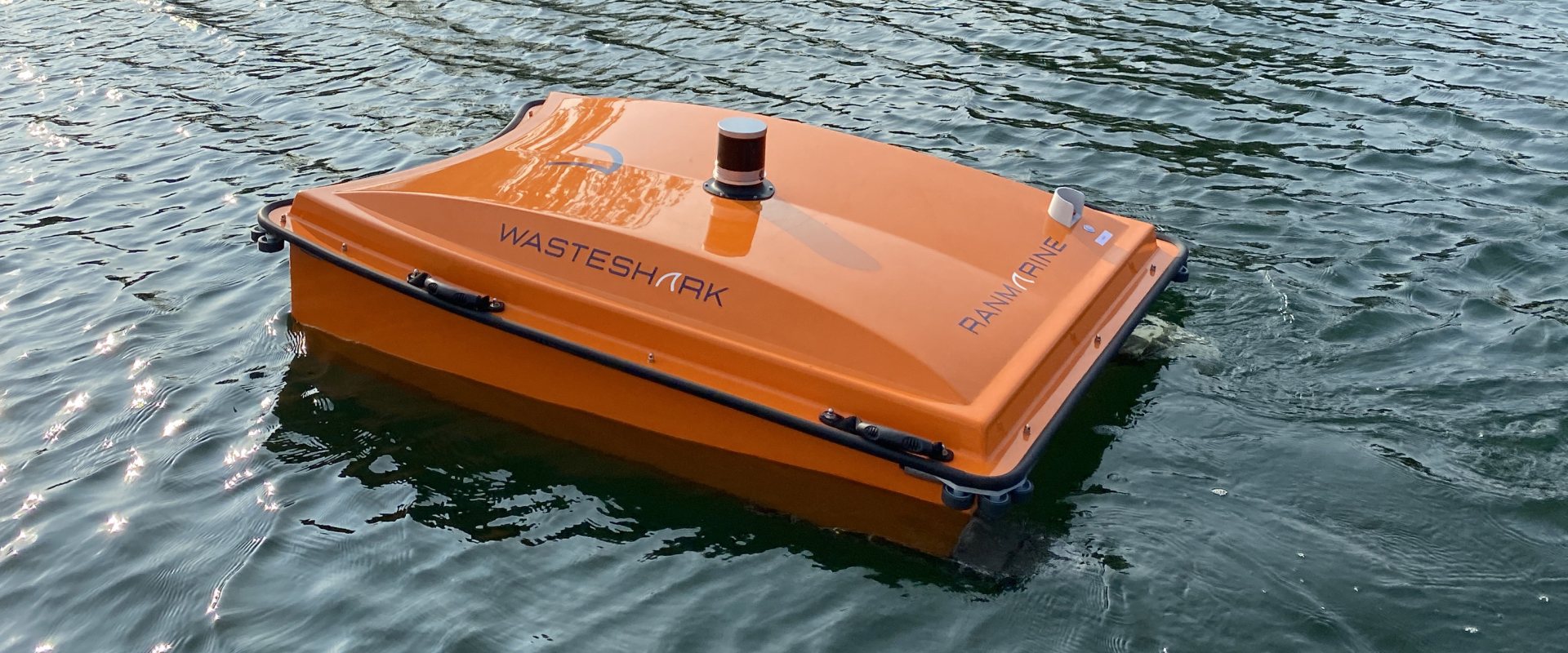 RanMarine's WasteShark at Toronto Harbour. Photo: RanMarine