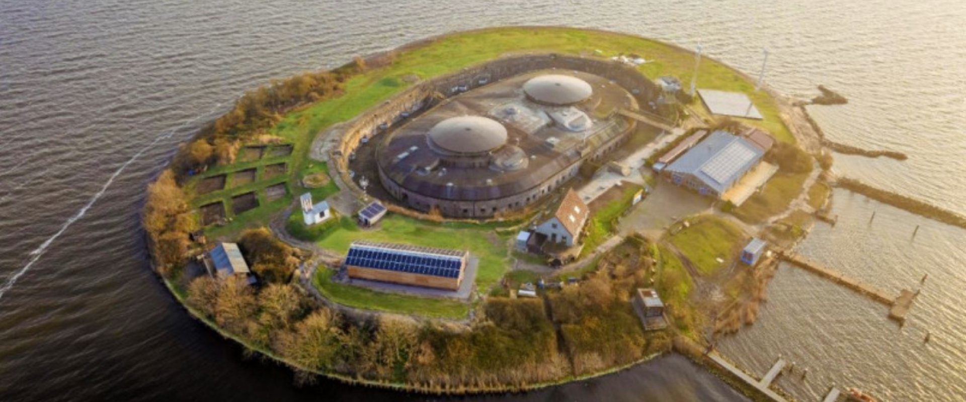 Fortress Island Pampus. Photocredits De Ingenieur
