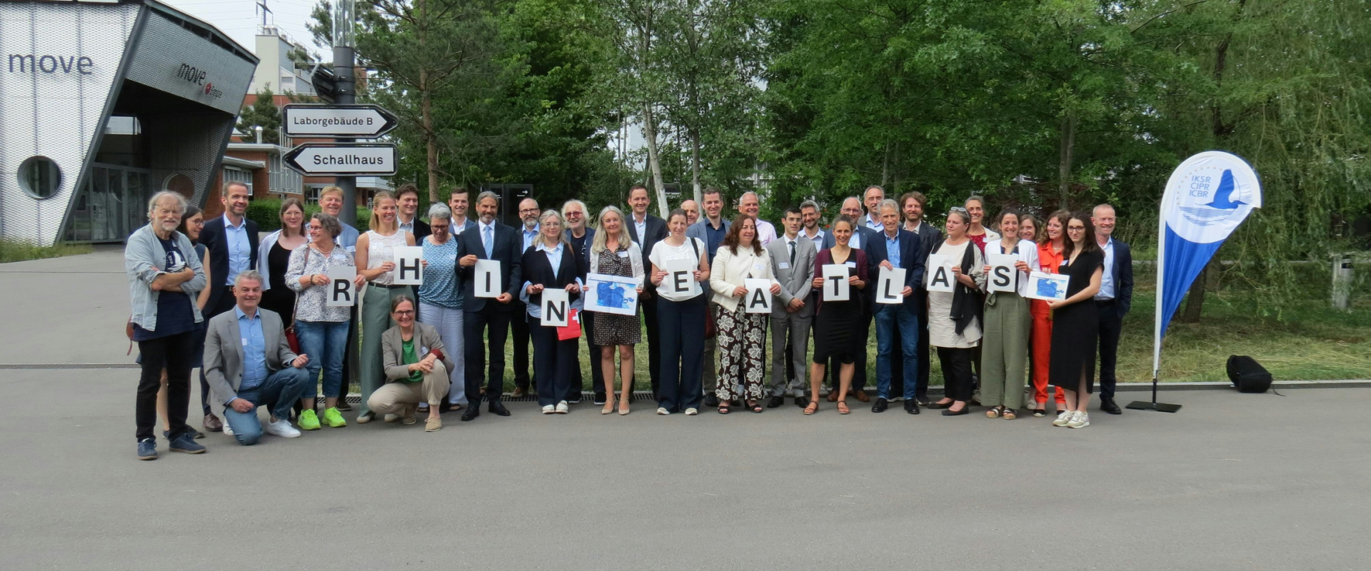 The Rine Atlas 2026 was adopted on 16 June at the ICPR assembly in Dubendorf (Switserland). Photocredits Rijkswaterstaat International